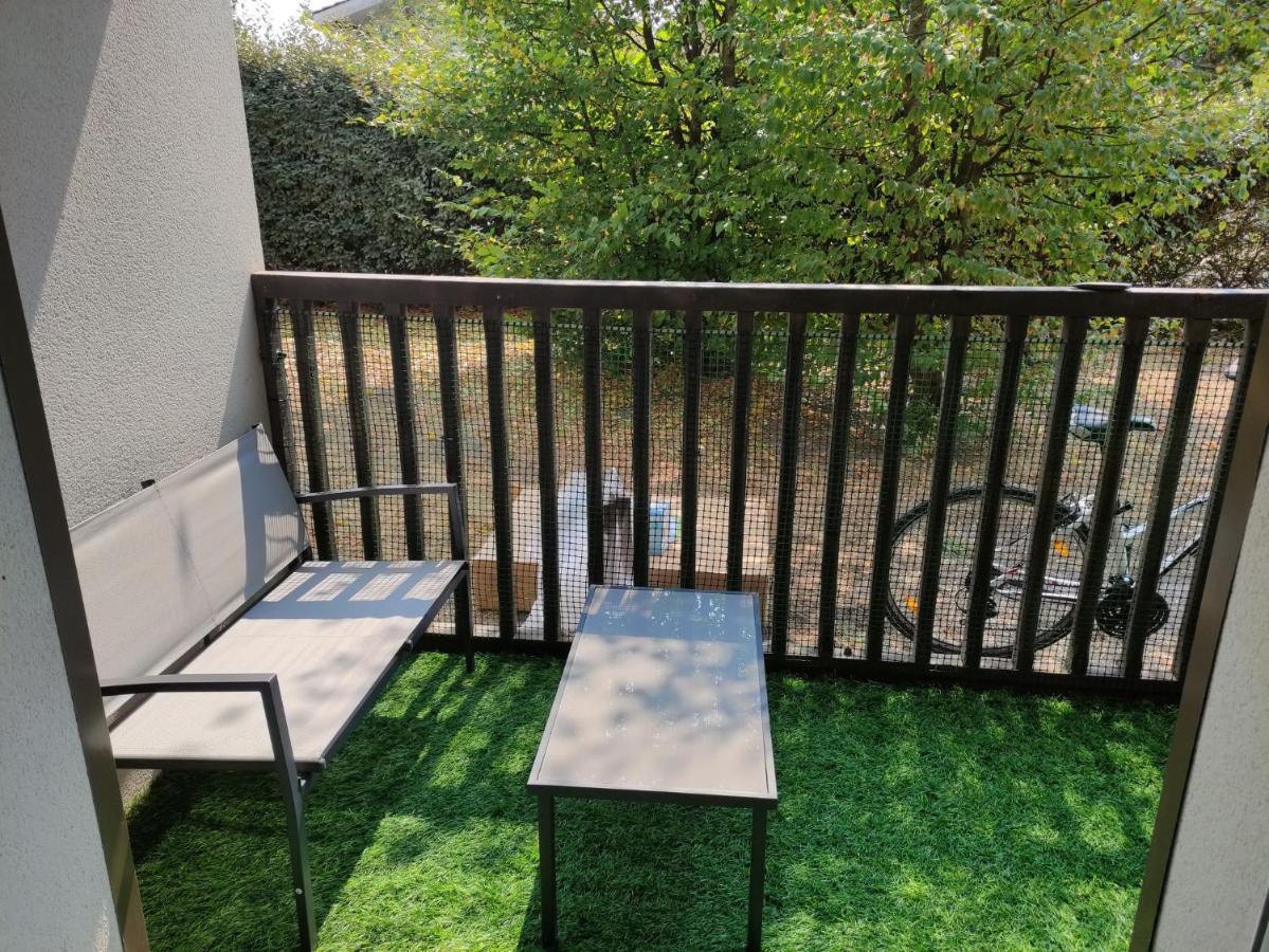 Superbe Appartement En Rez-De-Jardin A Lanton Eksteriør bilde
