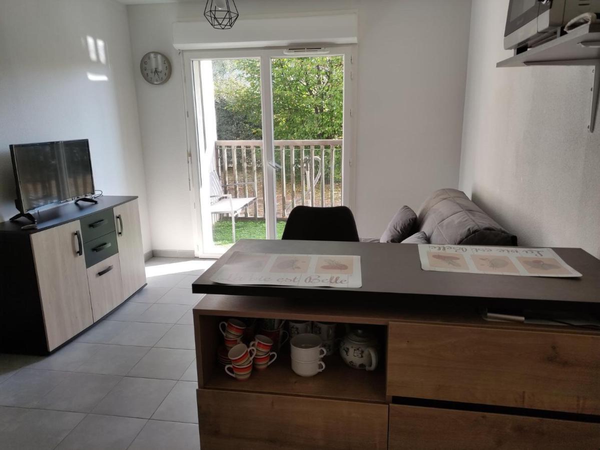 Superbe Appartement En Rez-De-Jardin A Lanton Eksteriør bilde